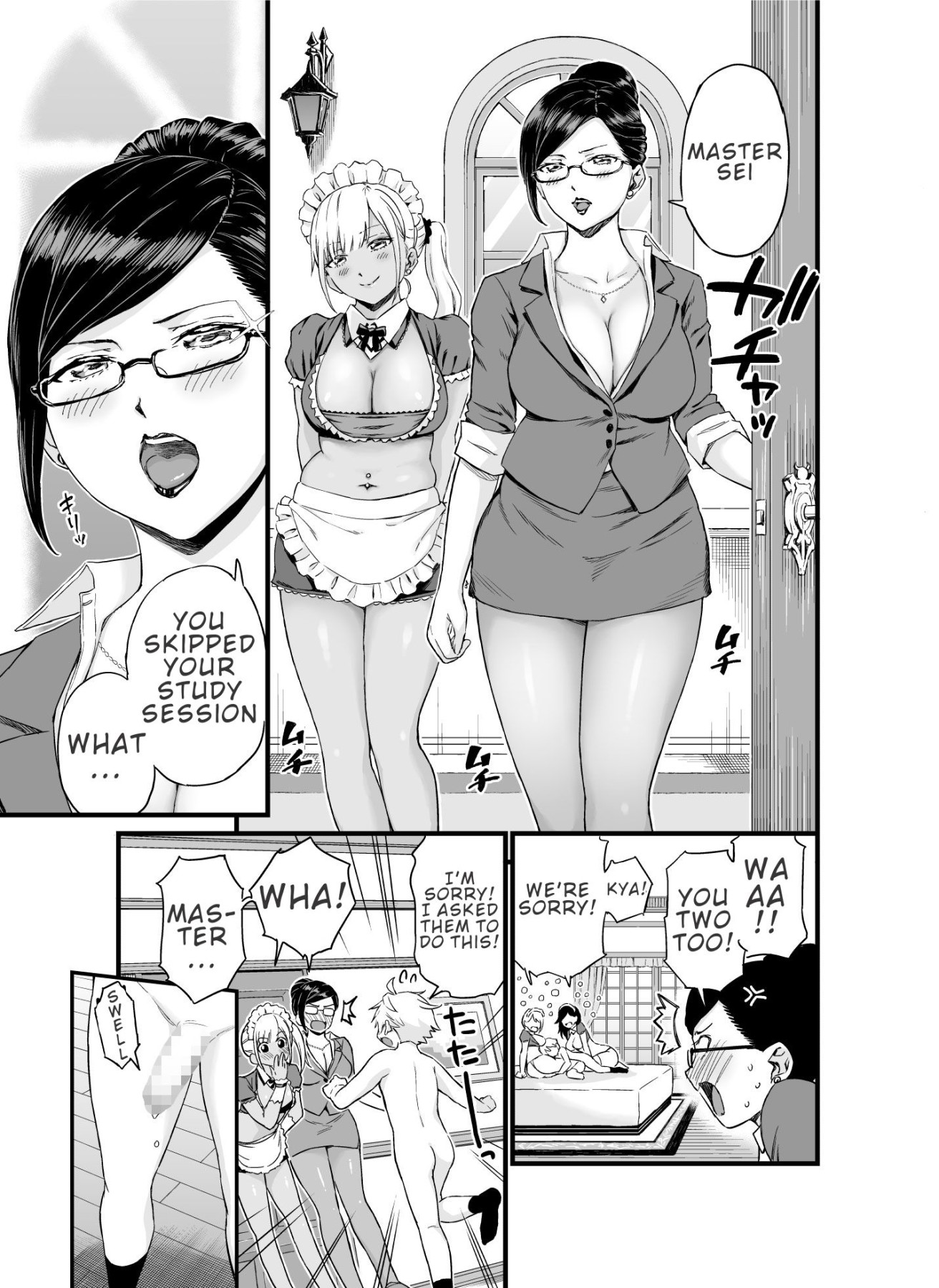 Hentai Manga Comic-Breast Milk Play With Master-Read-35